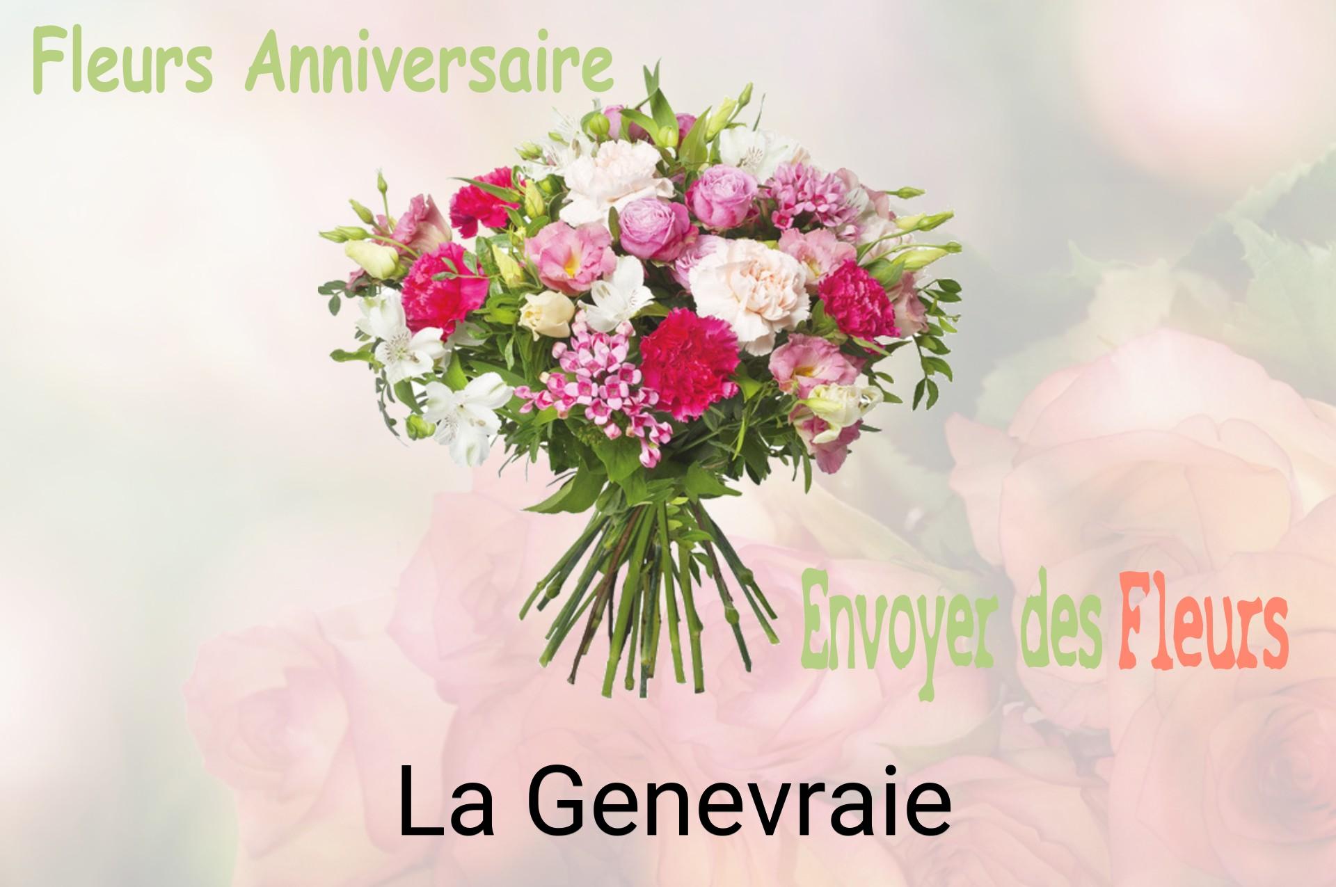 Bouquet de fleurs d’anniversaire livré à La Genevraie